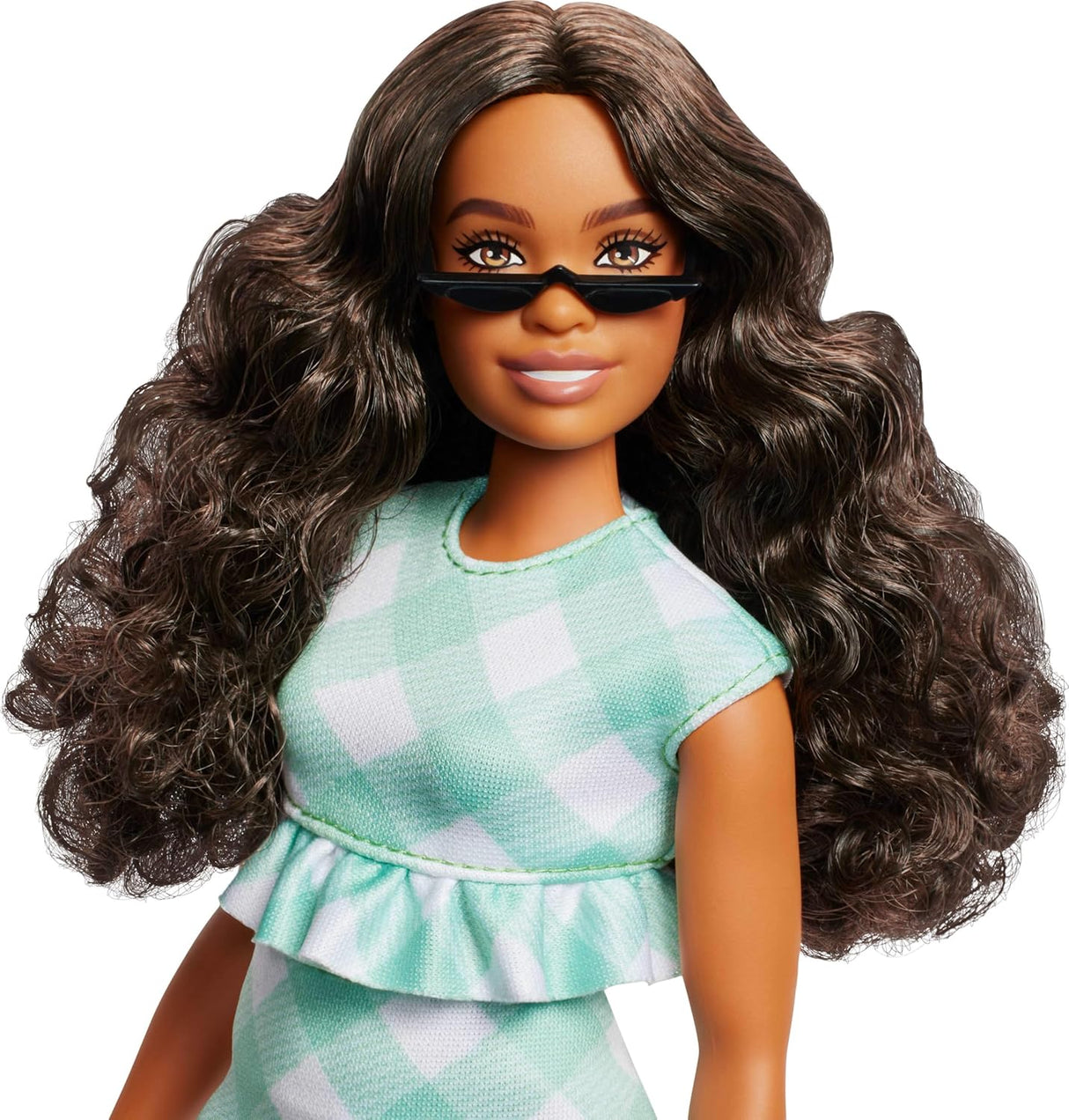 Barbie: Fashionista Doll - Green Gingham Dress