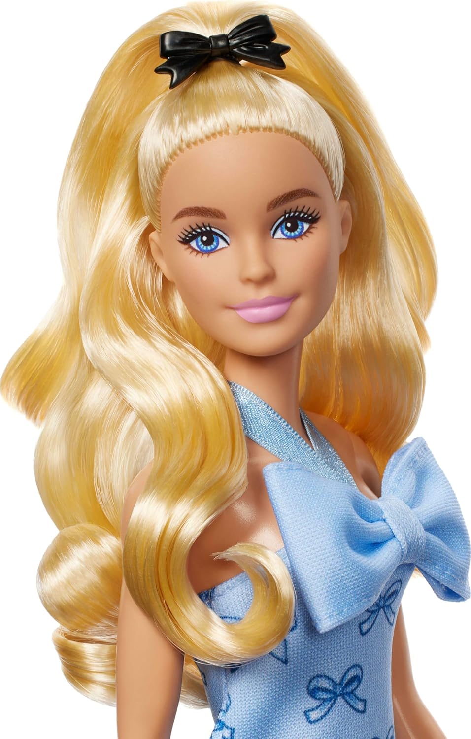 Barbie: Fashionista Doll - Blue Bow Halter Dress