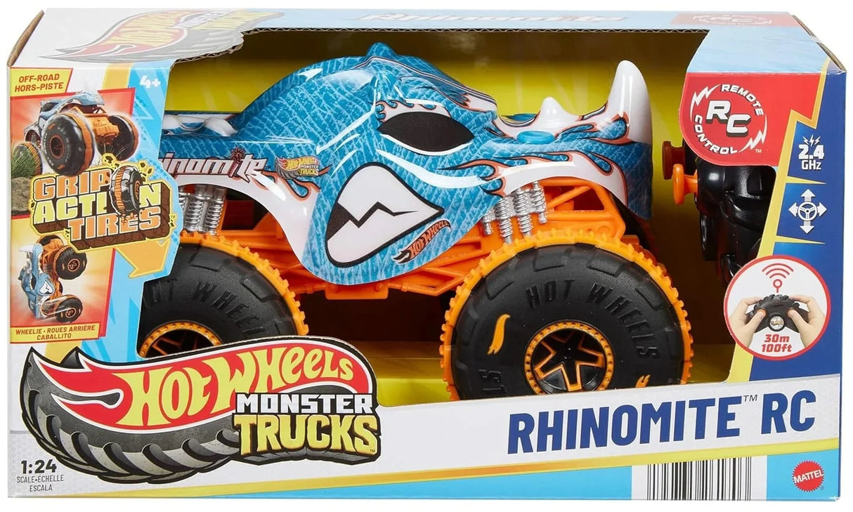 Hot Wheels: Rhinomite R/C Monster Truck 1:24 Scale