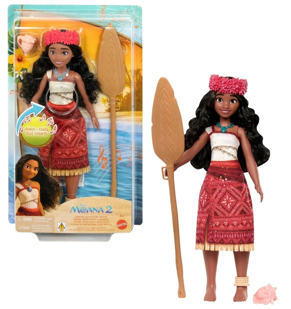 Moana 2 Singing Adventure Moana Doll