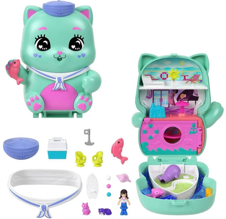 Polly Pocket: Pocket World - Set Sail Kitty
