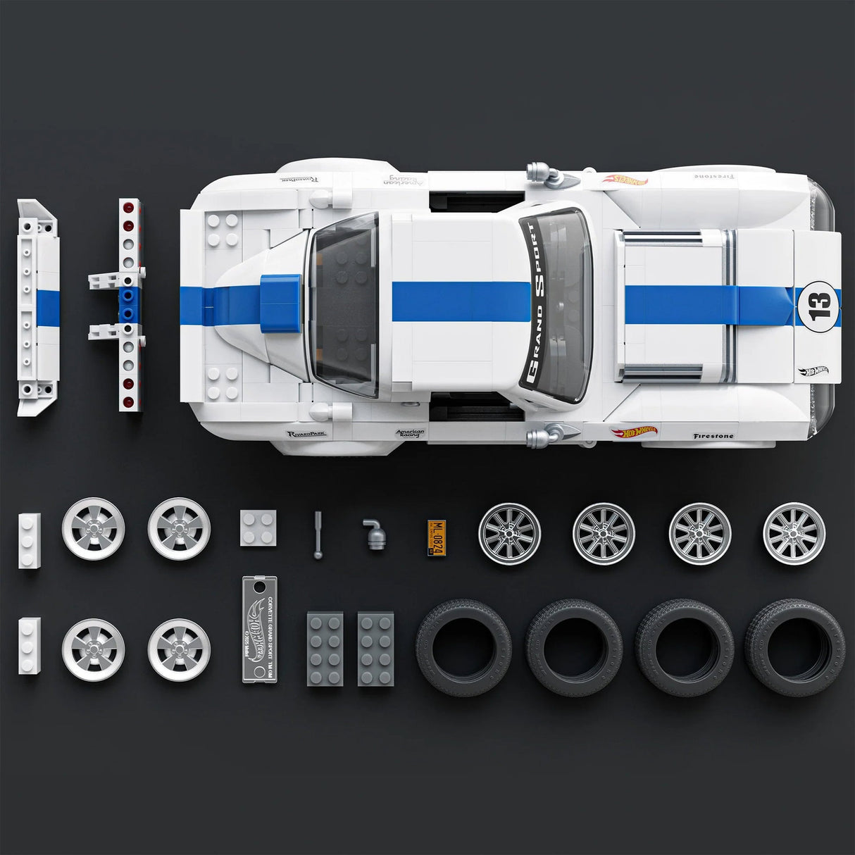 Mattel Brick Shop: Hot Wheels Corvette Grand Sport