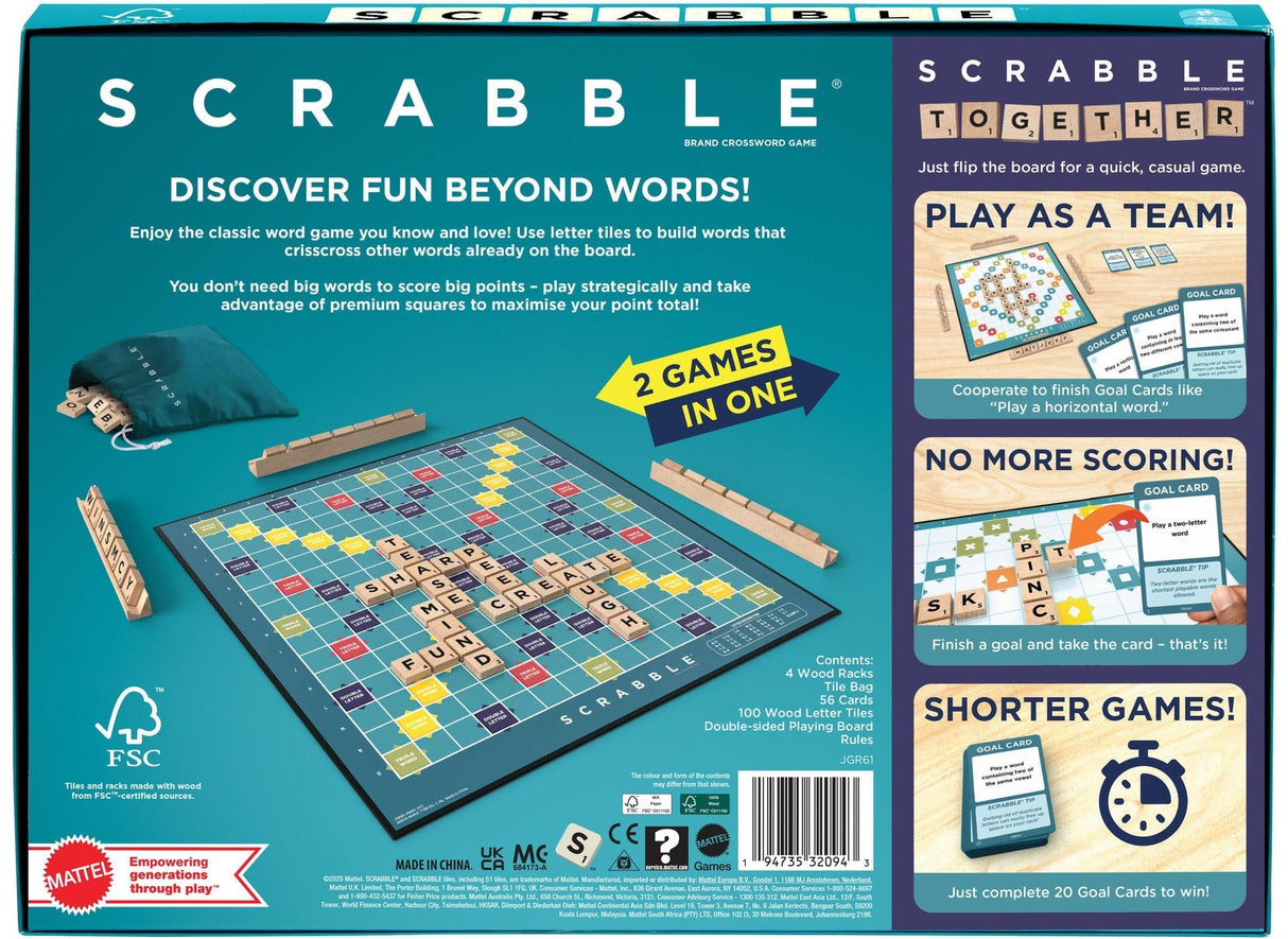 Classic Scrabble - Board Game