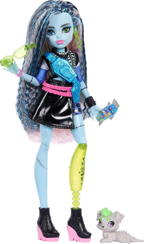 Monster High Fashion Doll: Frankie Stein - Cropped Sweater