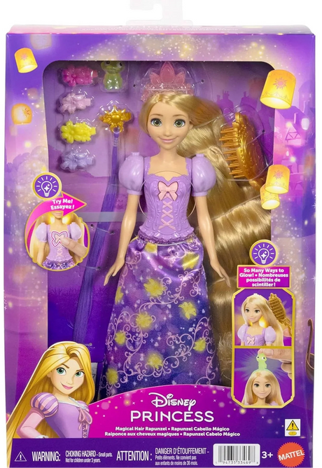 Disney Princess: Rapunzel Light-Up Hair Doll