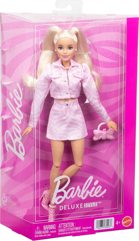 Barbie Deluxe Style - Pink Denim Skirt
