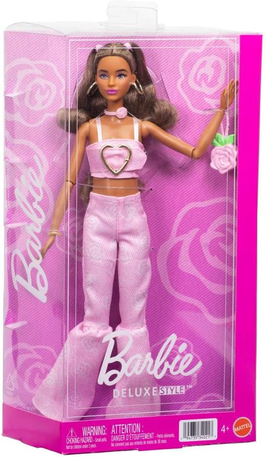 Barbie: Deluxe Style - Pink Denim Crop Top