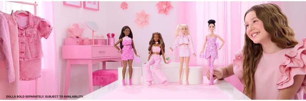 Barbie: Deluxe Style - Pink Denim Crop Top