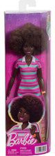 Barbie: Fashionista Doll - Pink & Striped Dress