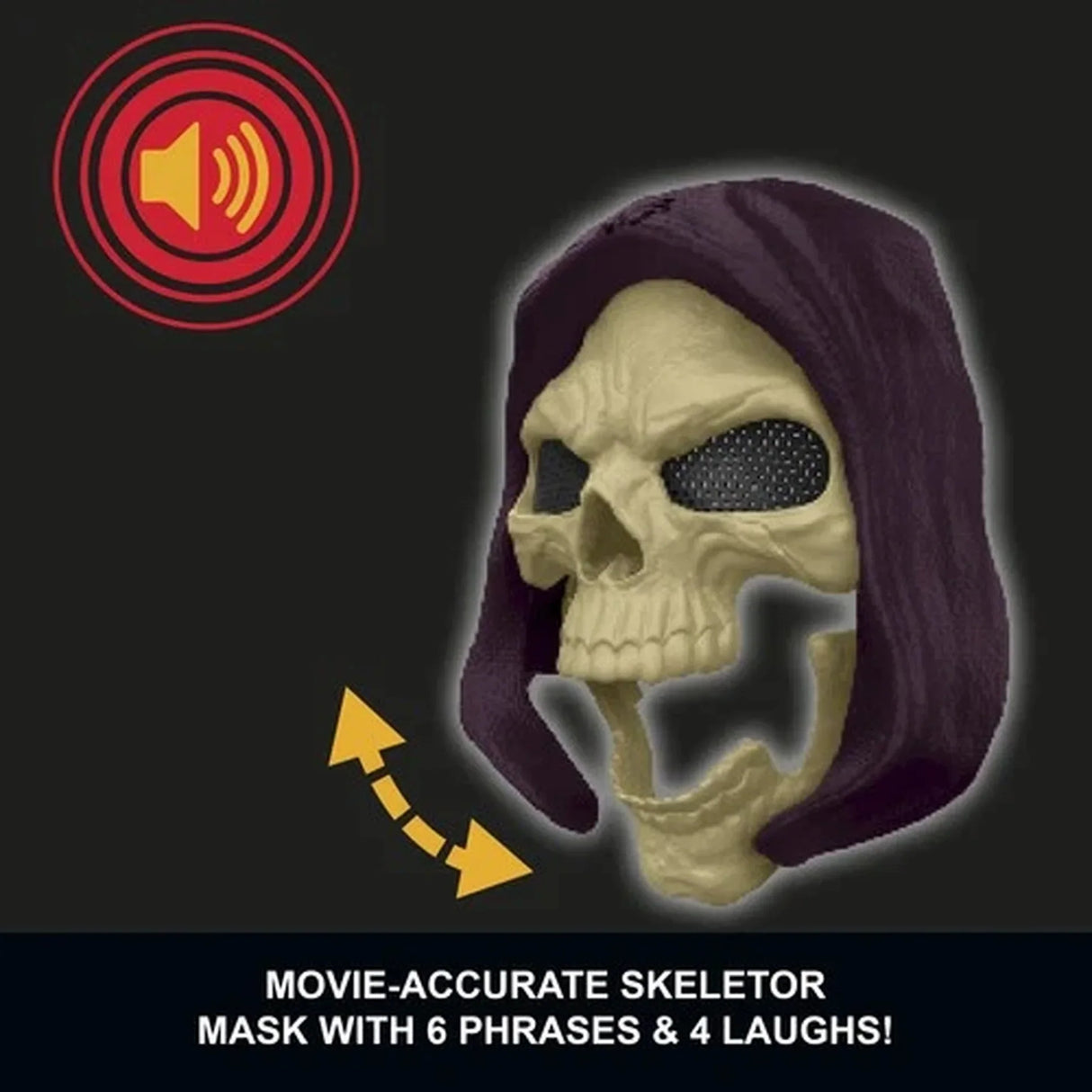 Masters of the Universe: Skeletor - Lights & Sounds Roleplay Mask