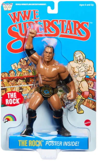 WWE LJN Superstars Action Figure - The Rock
