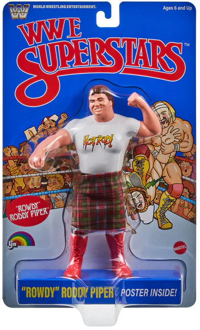 WWE LJN Superstars Action Figure - 'Rowdy' Roddy Piper