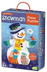 Peaceable Kingdom: Floor Puzzle Snowman 40 Pieces