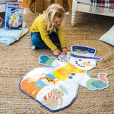 Peaceable Kingdom: Floor Puzzle Snowman 40 Pieces