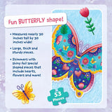 Peaceable Kingdom: Floor Puzzle Butterfly 53 Pieces