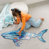 Peaceable Kingdom: Floor Puzzle Shark 53 Pieces