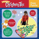 Peaceable Kingdom: Floor Puzzle Christmas Tree 49 Pieces