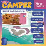Peaceable Kingdom: Floor Puzzle Camper 45 Pieces