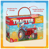 Peaceable Kingdom: Floor Puzzle Tractor 47 Pieces