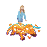 Peaceable Kingdom: Floor Puzzle Triceratops 52 Pieces
