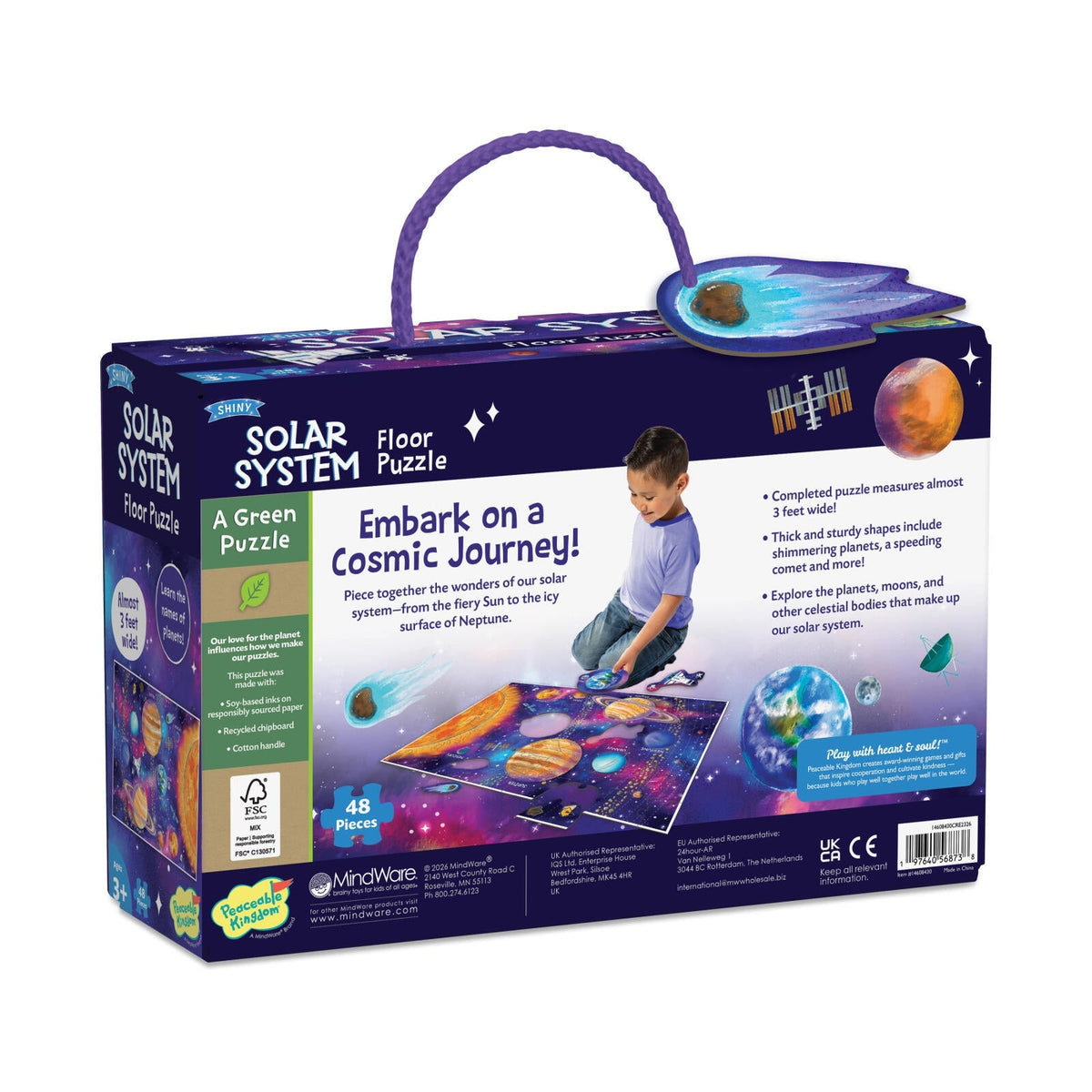 MindWare: Floor Puzzle Solar System Floor 48 Piece
