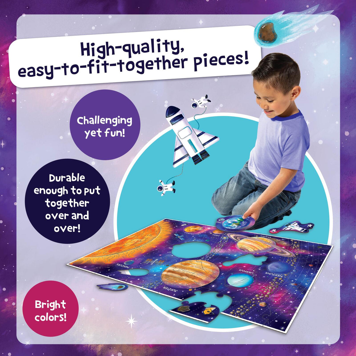 MindWare: Floor Puzzle Solar System Floor 48 Piece