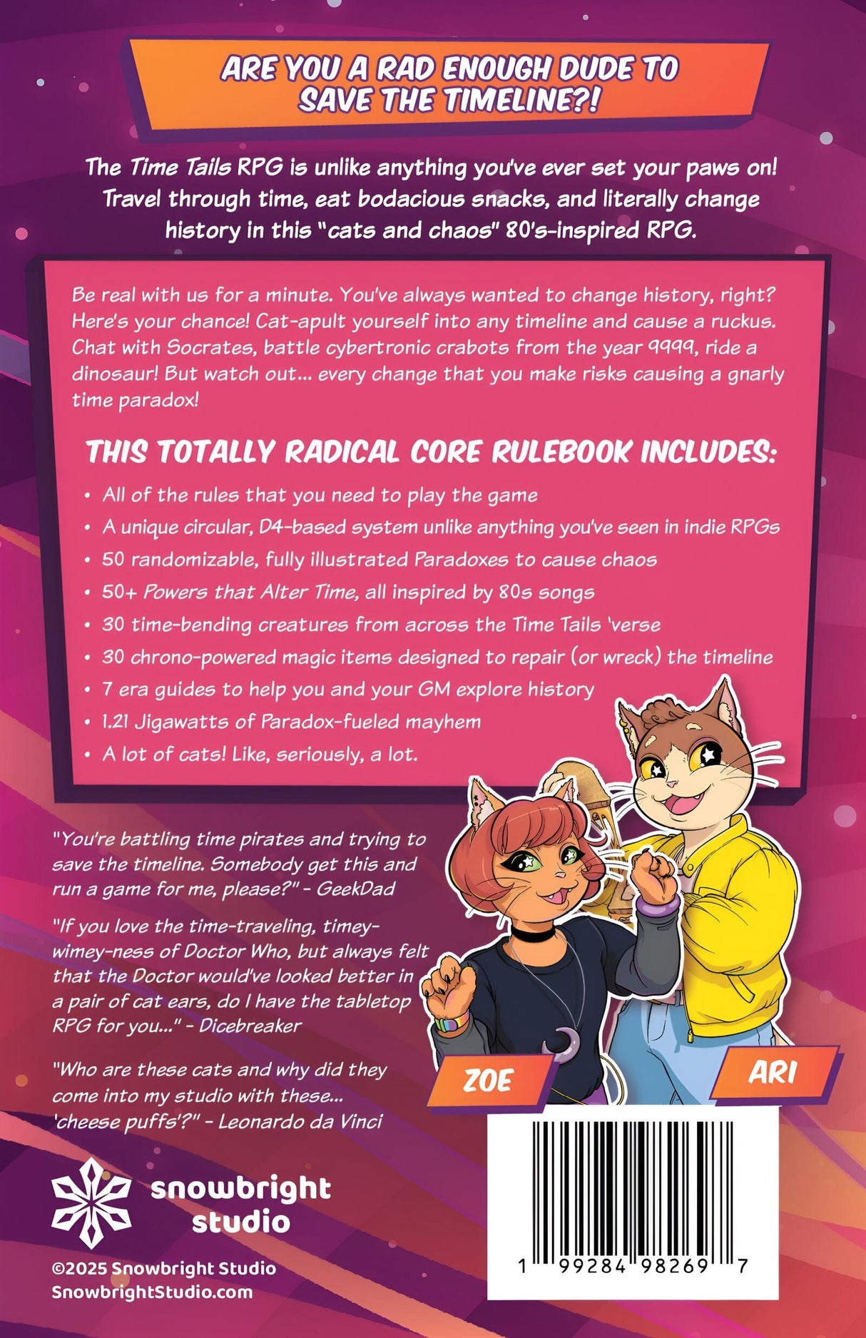 Time Tails Role Playing Game Core Rulebook