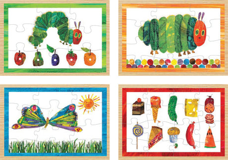 Eric Carle: The Very Hungry Catepillar 4 in 1 Wood Puzzle Box