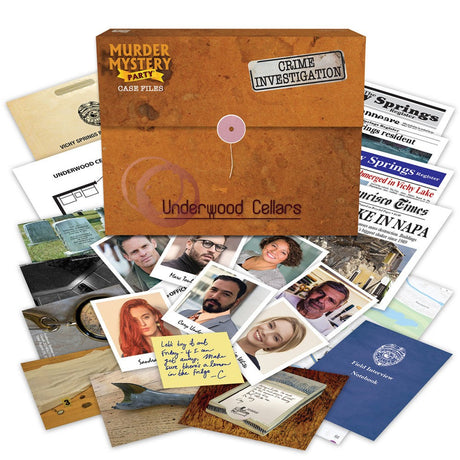 Murder Mystery Party Case Files: Underwood Cellars