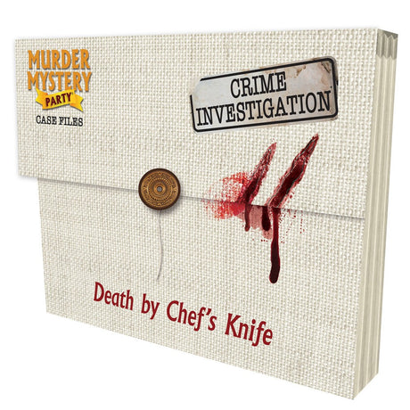 Murder Mystery Party Case Files: Death by Chefs Knife