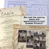 Murder Mystery Party Case Files: Death by Chefs Knife