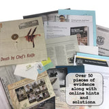 Murder Mystery Party Case Files: Death by Chefs Knife