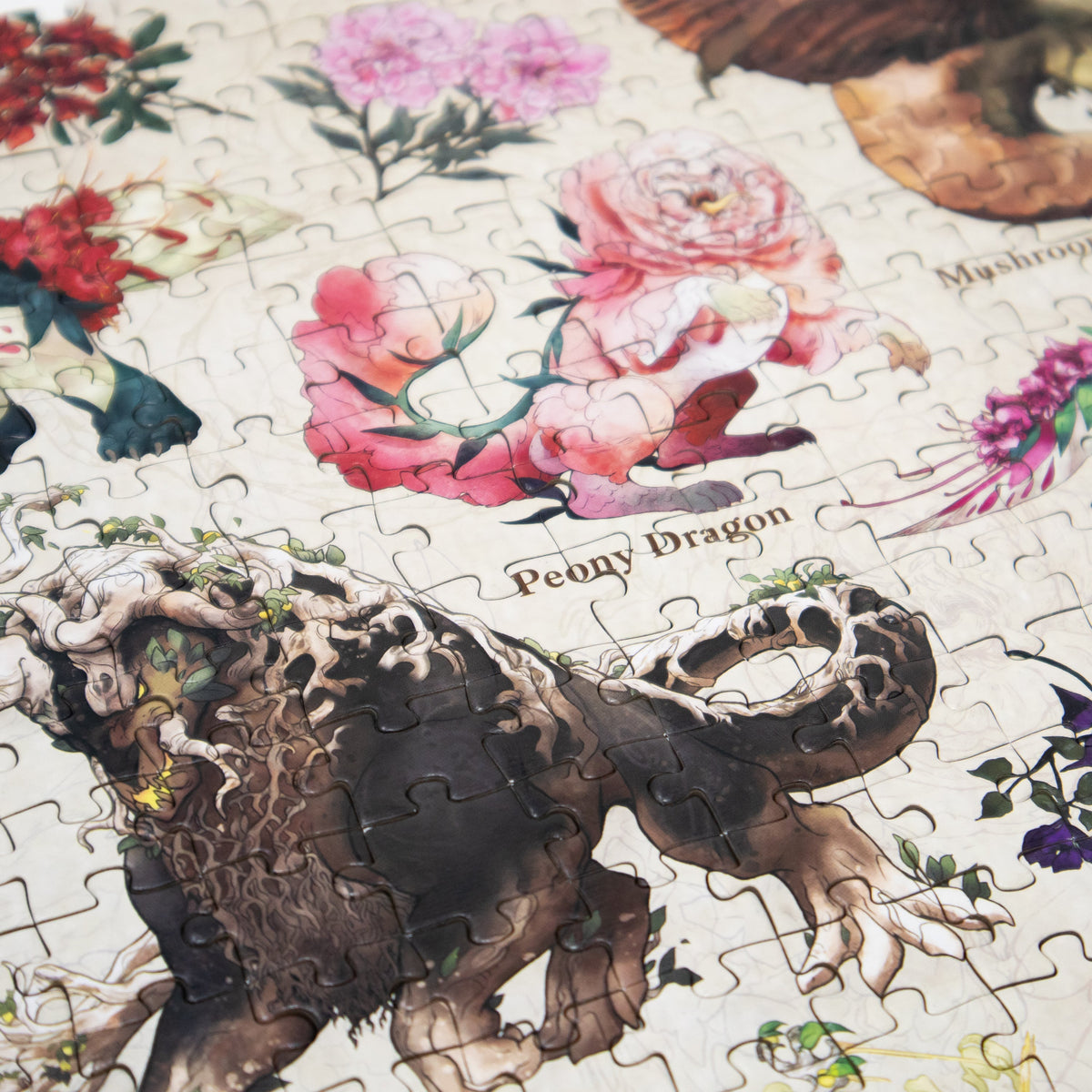 Hit Point Press: Floral Dragons 1000 Piece Puzzle