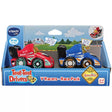 Vtech Toot-Toot Drivers Race Car - 2-Pack (Red + Dark Blue)