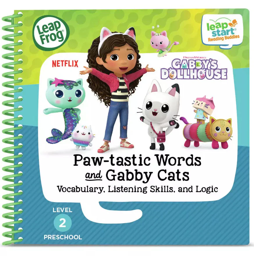 LeapStart Buddies - Gabby's Dollhouse Paw-Tastic Words And Gabby Cats
