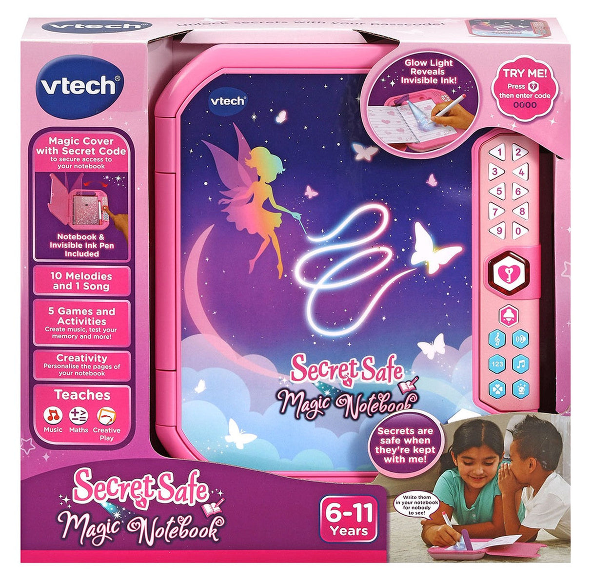 VTech Secret Safe Magic Notebook