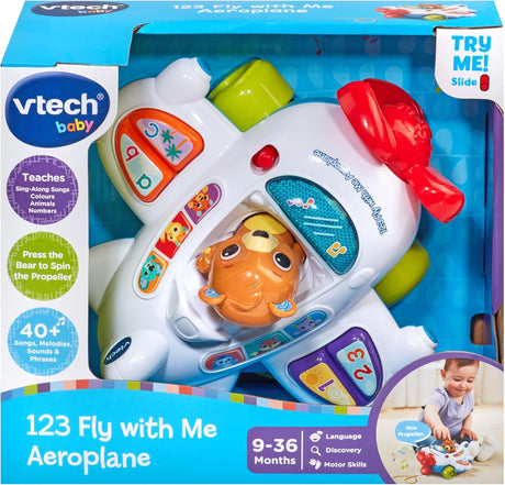 VTech 1 2 3 Fly With Me Aeroplane
