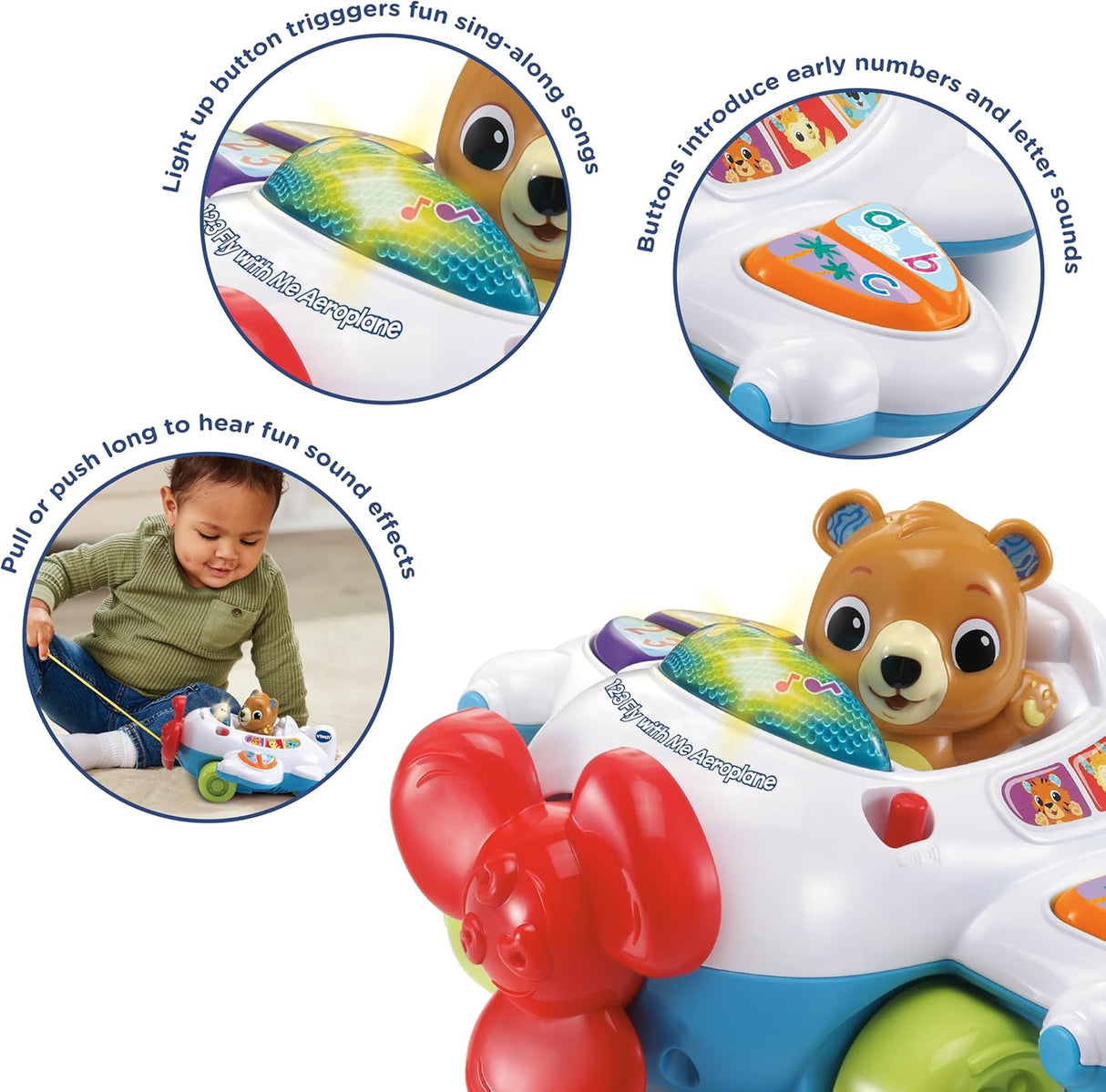 VTech 1 2 3 Fly With Me Aeroplane