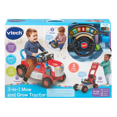 VTech Get Growing Tractor & Mower Ride-On