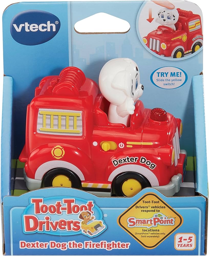 Vtech Toot-Toot Drivers Dexter Dog the Firefighter