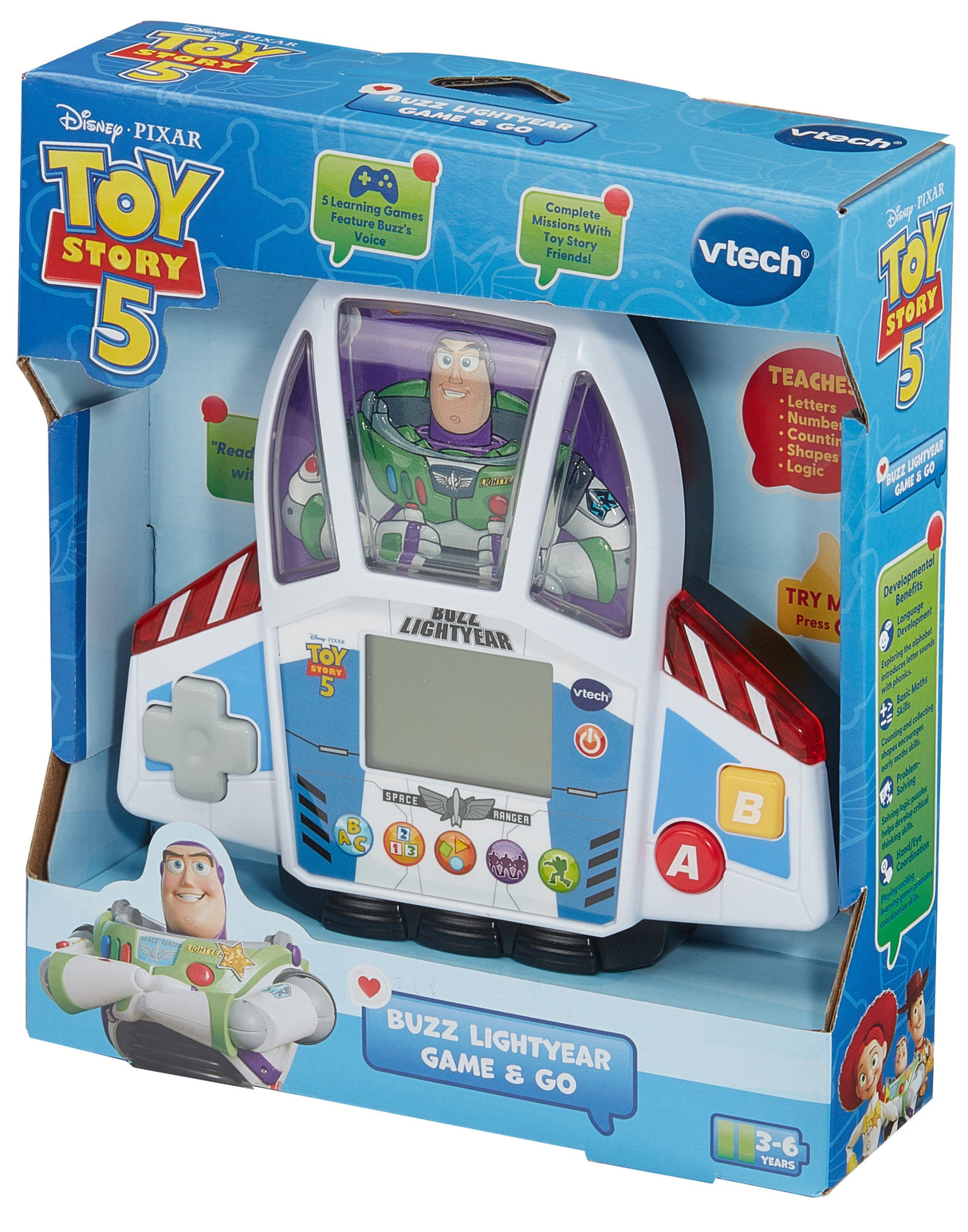 VTech Toy Story 5 Buzz Game & Go
