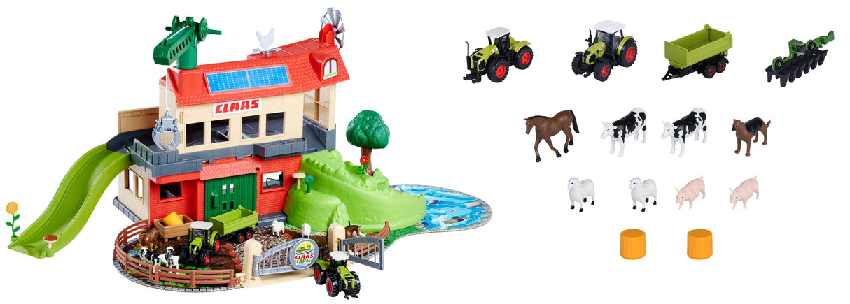 Majorette: Farmyard & 3 Vehicles
