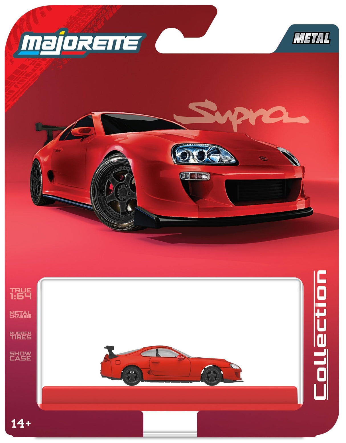 Majorette: 1995 Toyota Supra Red