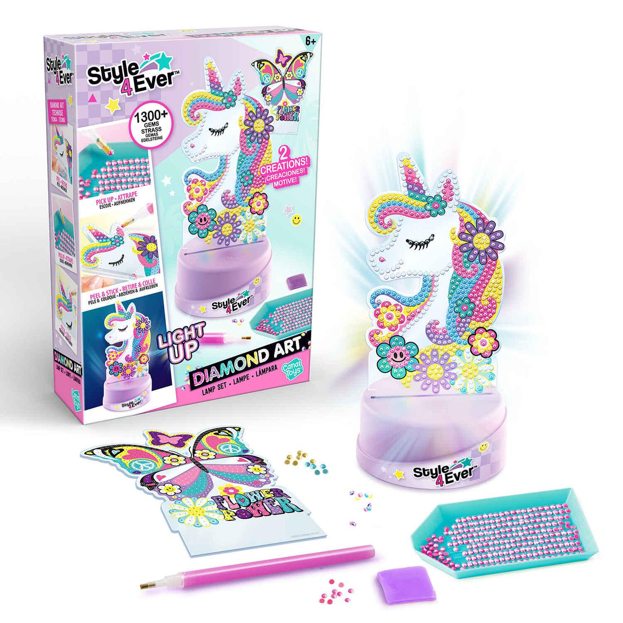 Canal Toys - Diamond Art Lamp Set