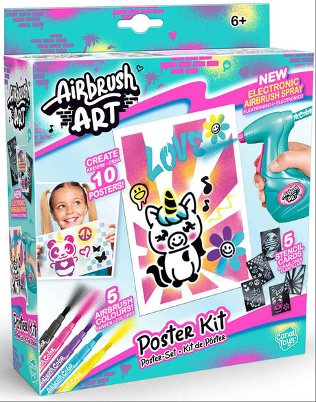 Canal Toys - Airbrush Art Mini Poster Kit