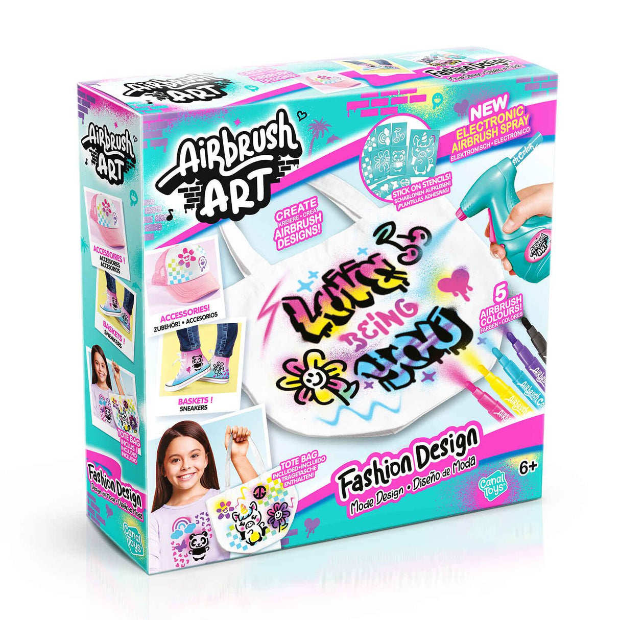 Canal Toys - Airbrush Art Fashion Design Kit