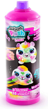 Canal Toys - Airbrush Plush Neon Mini Mystery 2 Pack