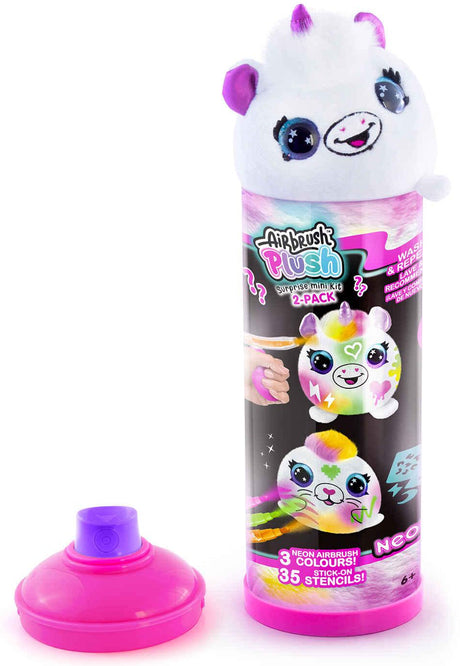 Canal Toys - Airbrush Plush Neon Mini Mystery 2 Pack