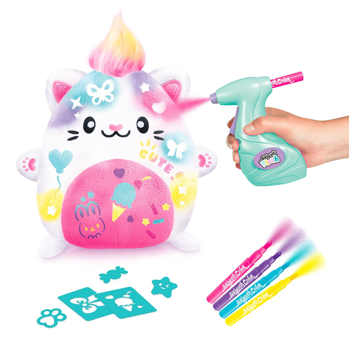 Airbrush Plush Kawaii Kitty