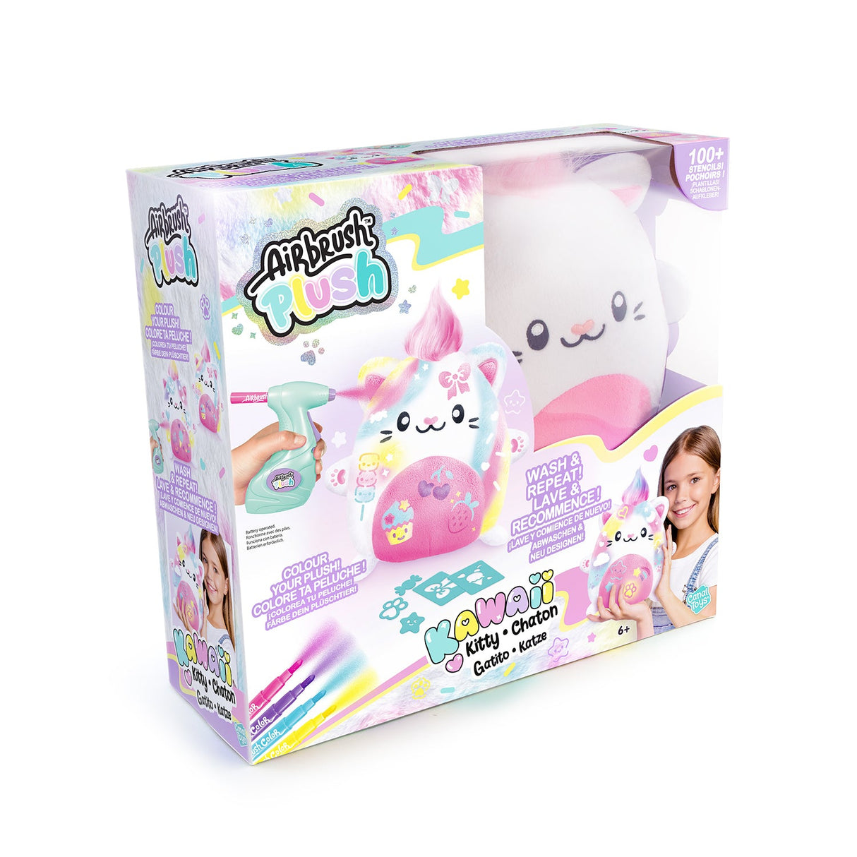 Airbrush Plush Kawaii Kitty